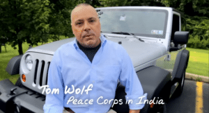 Actor Alan Benyak in a Tom Wolf advertisement.  Credit: YouTube.com