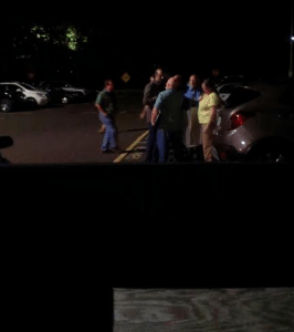 A photograph of the incident.  Credit: Submitted