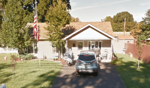 The house where the incident happened. Credit: Google Maps