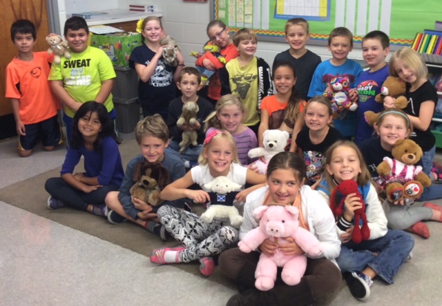 Kids Take Teddy Bears to School, Help Raise Money for Local Food Pantry