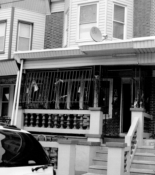 The house where the illegal store operated. Credit: Falls Township Police