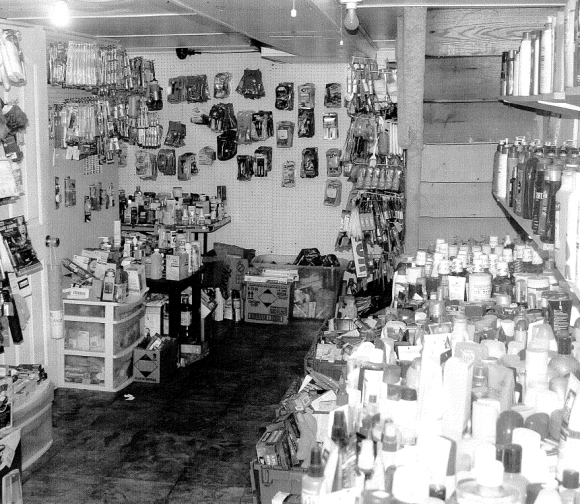 The illegal store where police allege the stolen goods were sold. Credit: Falls Township Police