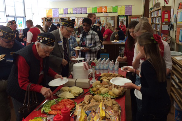 Pennsbury Students Host Lunch For Vets