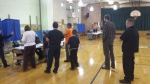 Election turnout in Falls Township. Credit Erich Martin/Levittownnow.com