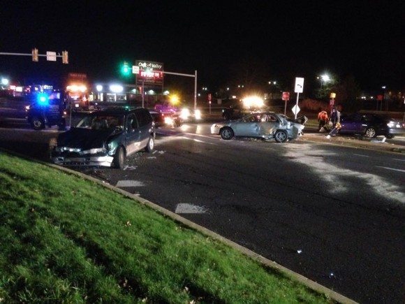The crash scene. Credit: Tyler Jardine