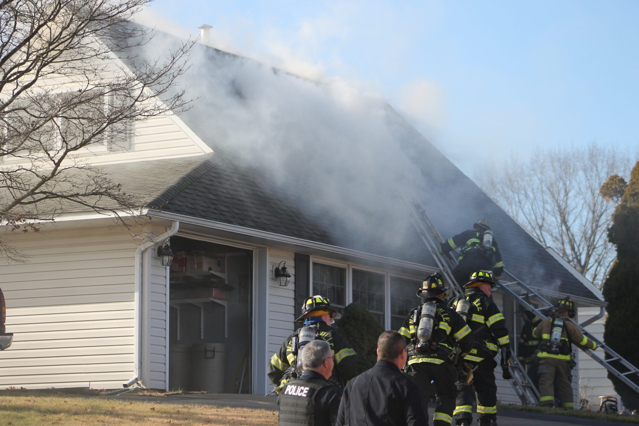 Levittown Home Damaged In Friday Blaze