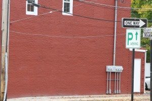 The location of the mural in November 2014.  Credit: Tom Sofield/LevittownNow.com