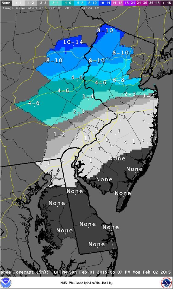 Winter Weather To Hit Sunday Into Monday