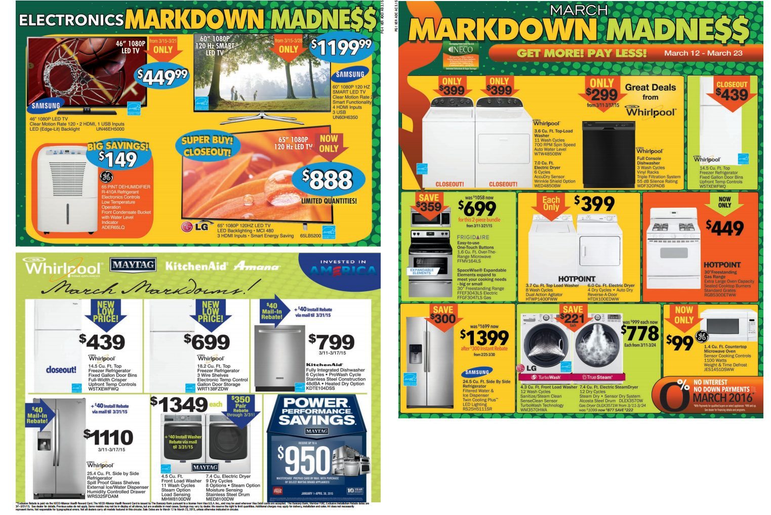 March Madness Savings Is On At Blonder’s Discount Appliance Center