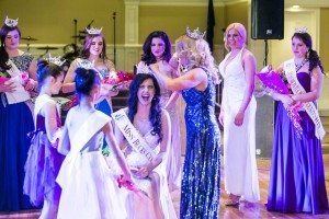 Sarah Hughes being crowned Miss Bucks County.  Credit: Miss Bucks County Organization 
