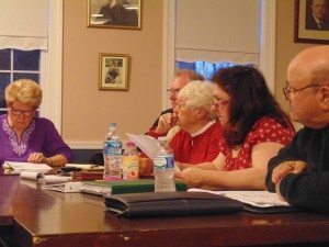 From left to right: Council President Arlene Harms, Councilman Sean Weckerly, Councilwoman Barb Heffelfinger, Councilwoman Anne Marie Kinsey, Mayor Bob Winkler Credit: Amanda Kuehnle/LevittownNow.com