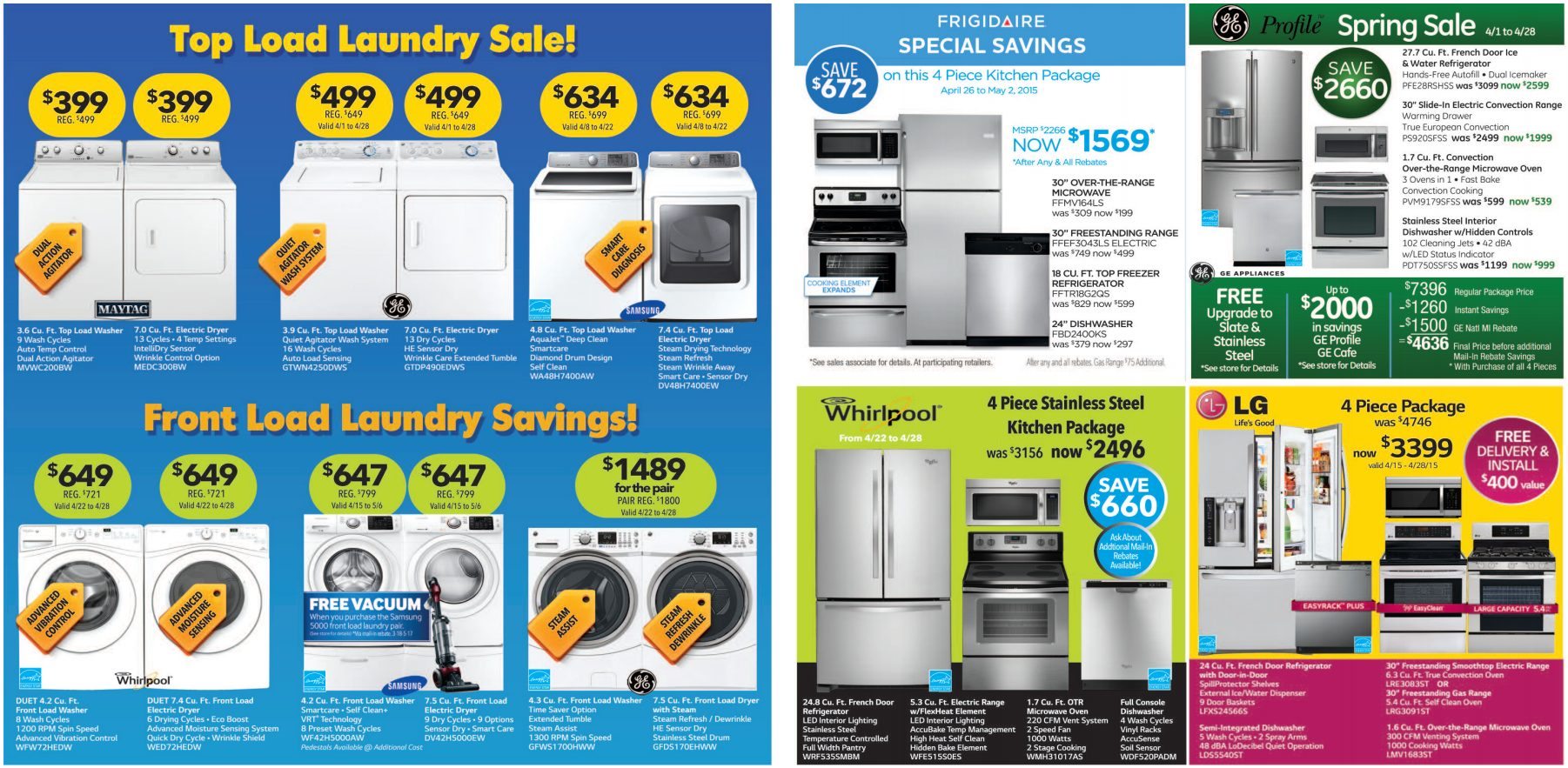 Spring Inventory Clearance Sale Happening At Blonder’s Discount Appliance Center
