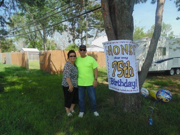 DiSalvo and his daughter Patty Ann. Credit: Amanda Kuehnle/LevittownNow.com