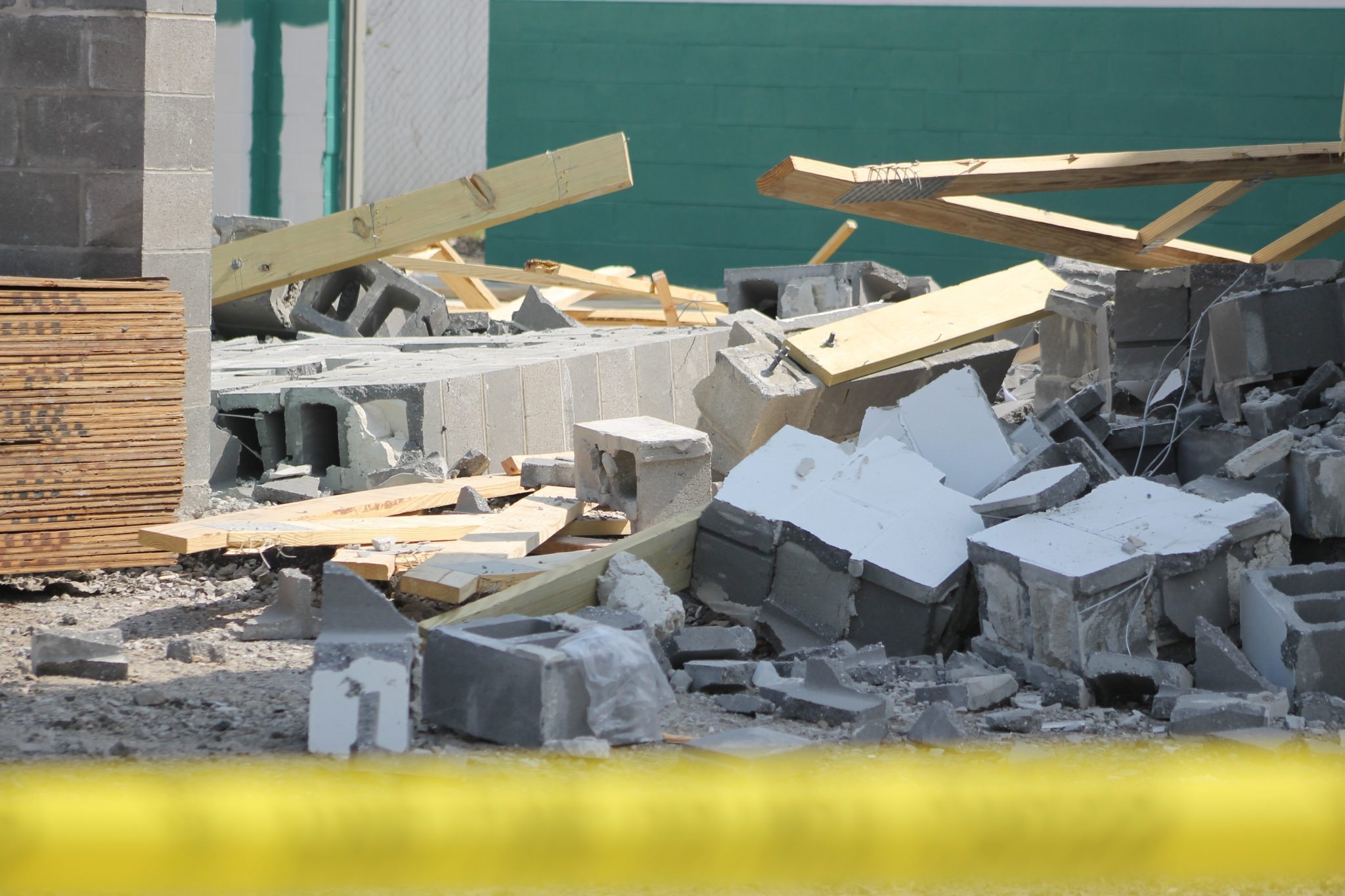 UPDATED: Building Collapse Sends 2 To The Hospital