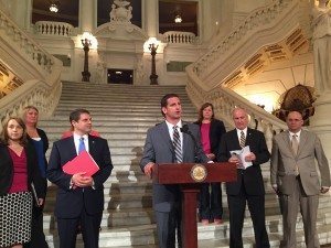 House Majority Leader Dave Reed, R-Indiana, wants to stop parents from falling off the so-called child-care benefits cliff. Credit: 