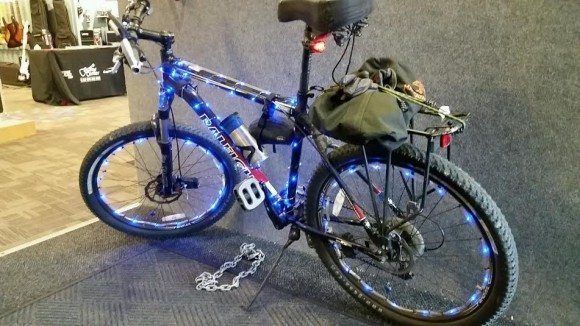 The suspect's bike. Credit: Submitted
