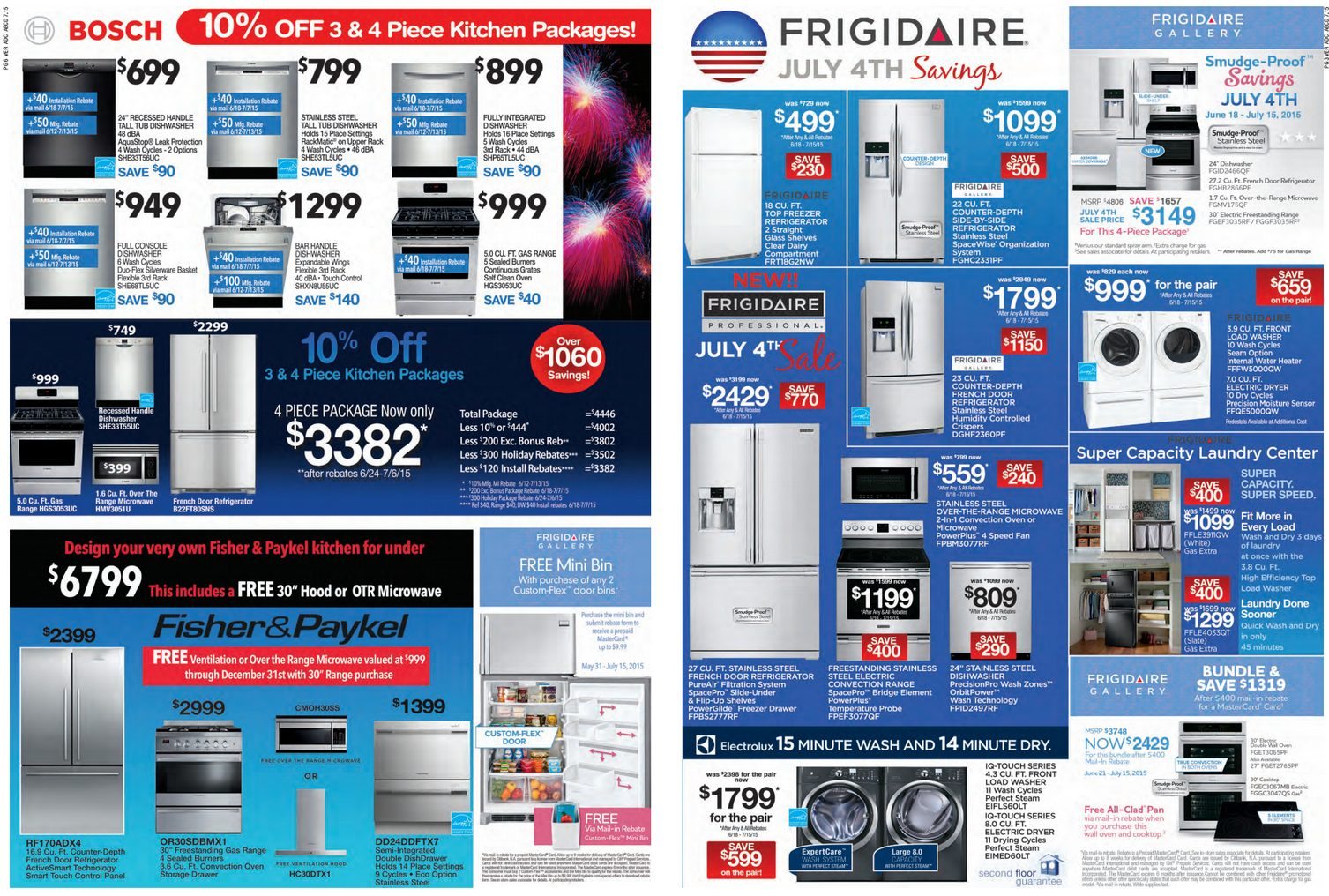 July 4th Hot Deals Sale Underway At Blonder’s Discount Appliance Center