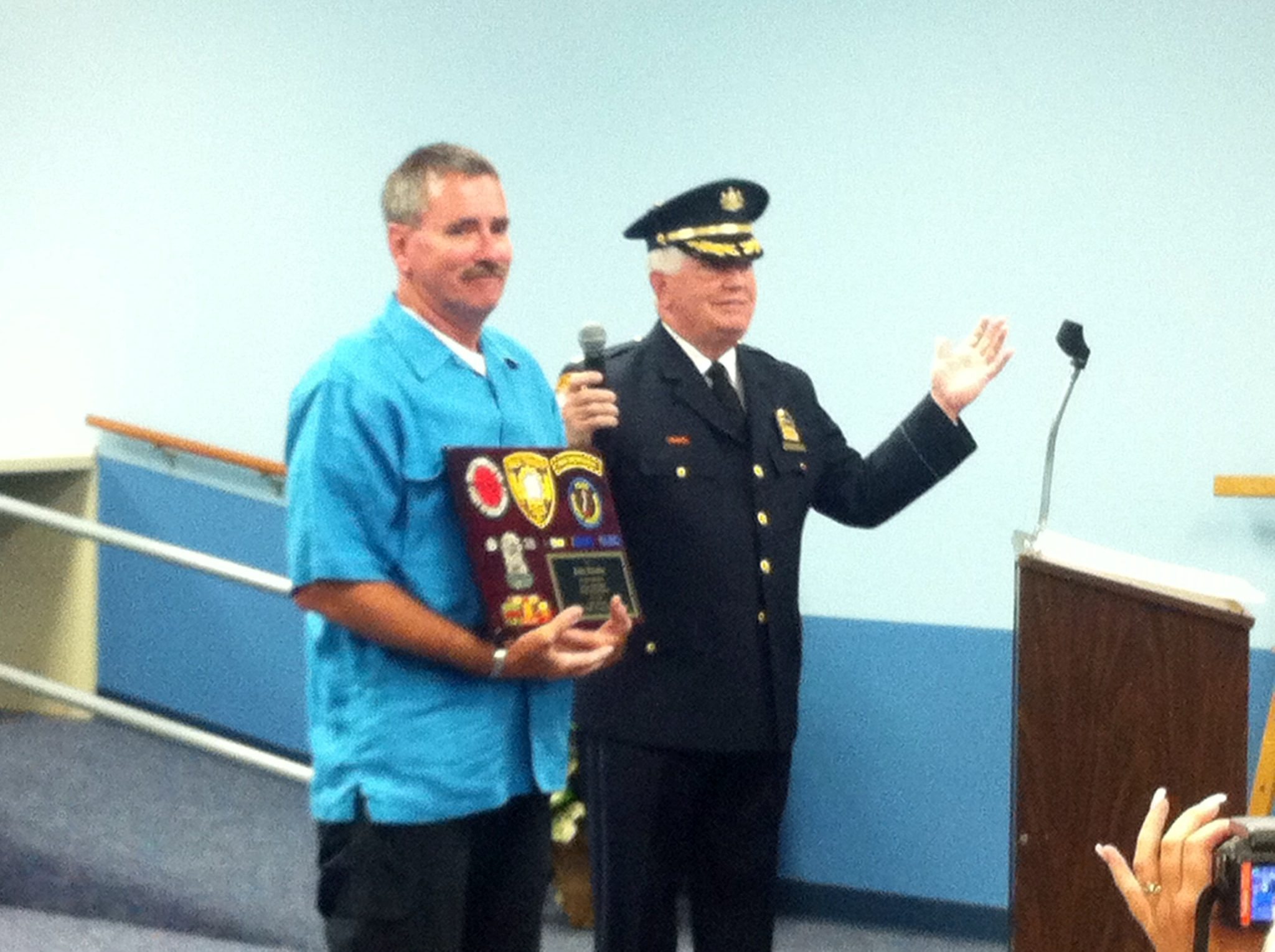 Two Decorated Falls Officers Retire