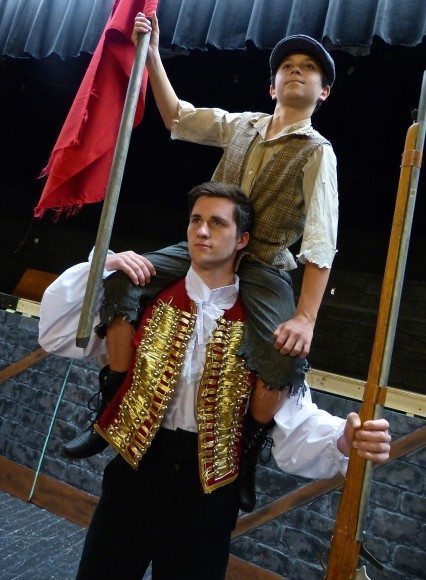 Chad Wiatrowski and Matt Pizzulo (on shoulders) Credit: Jan King