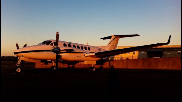 The plane used by top state officials.  Credit: PennDOT
