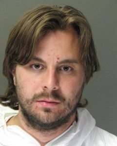 Eli Goodrich in his booking photo. Credit: Middetown police