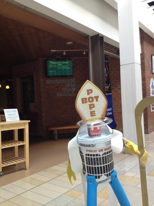 First There Was hitchBOT, Now There Is #PopeBotPhilly