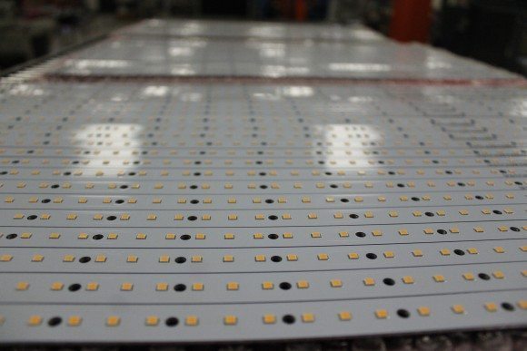 LED lights made at IMET. Credit: Tom Sofield/LevittownNow.com