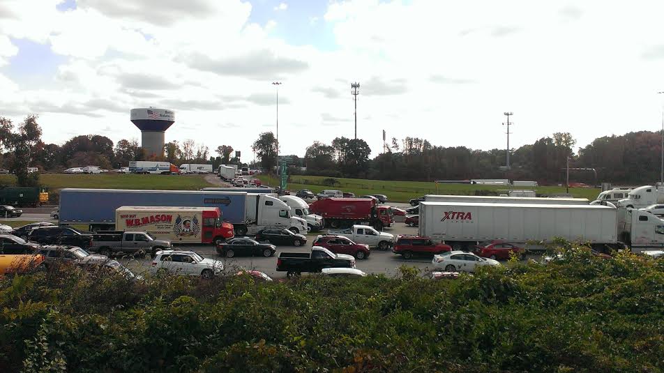 NEARBY: Overturned Tractor-Trailer Causes Traffic Trouble