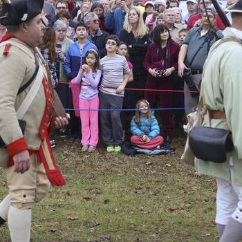 NEARBY: Good Weather Draws Hundreds To Annual Washington Crossing Re-Enactment