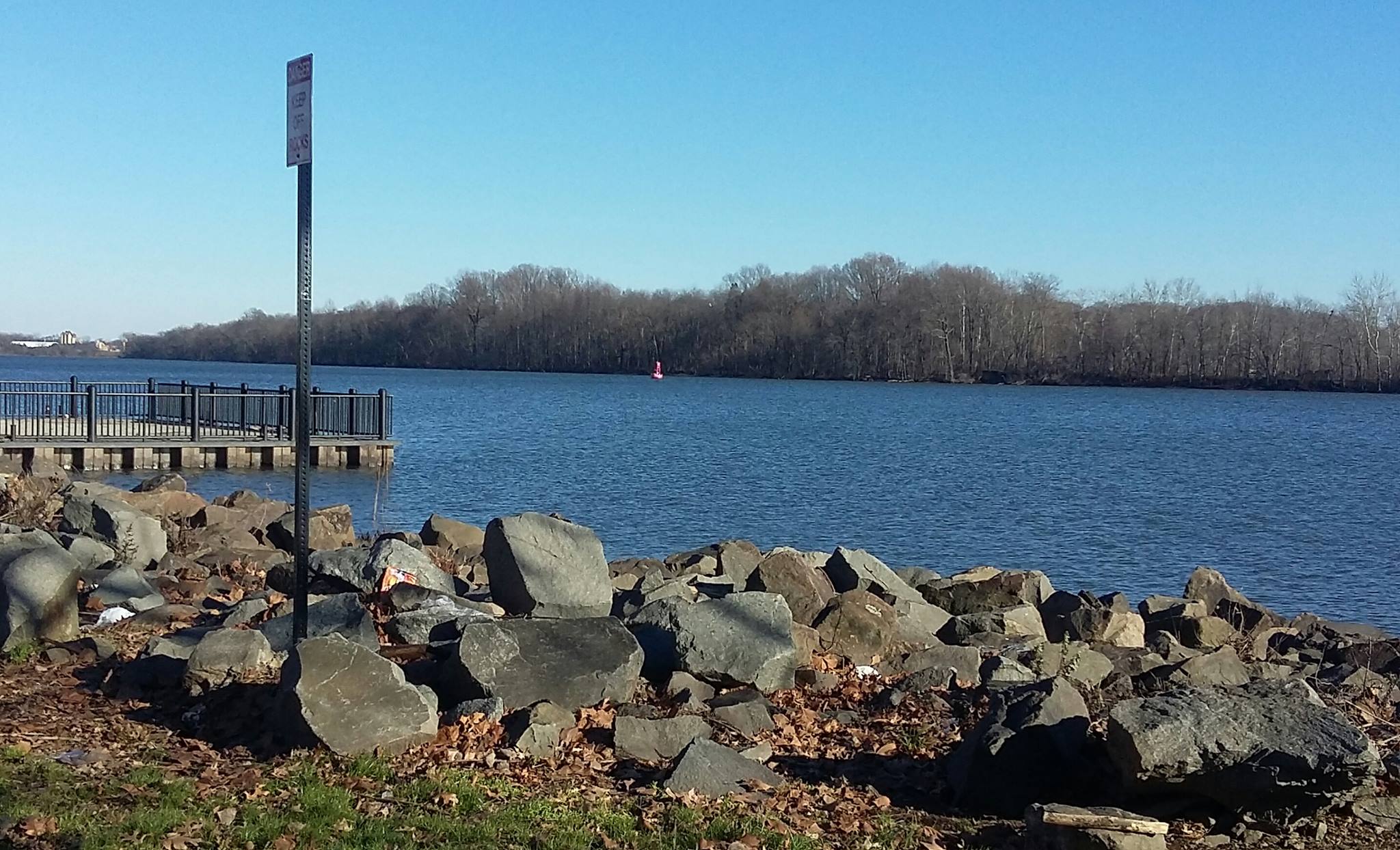 Swollen Delaware River Didn’t Spill Banks Monday In Bristol