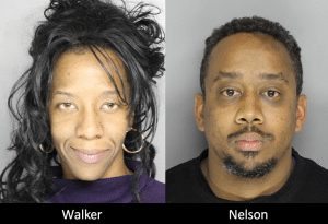 Ebony J. Walker and Credit: Bensalem Police