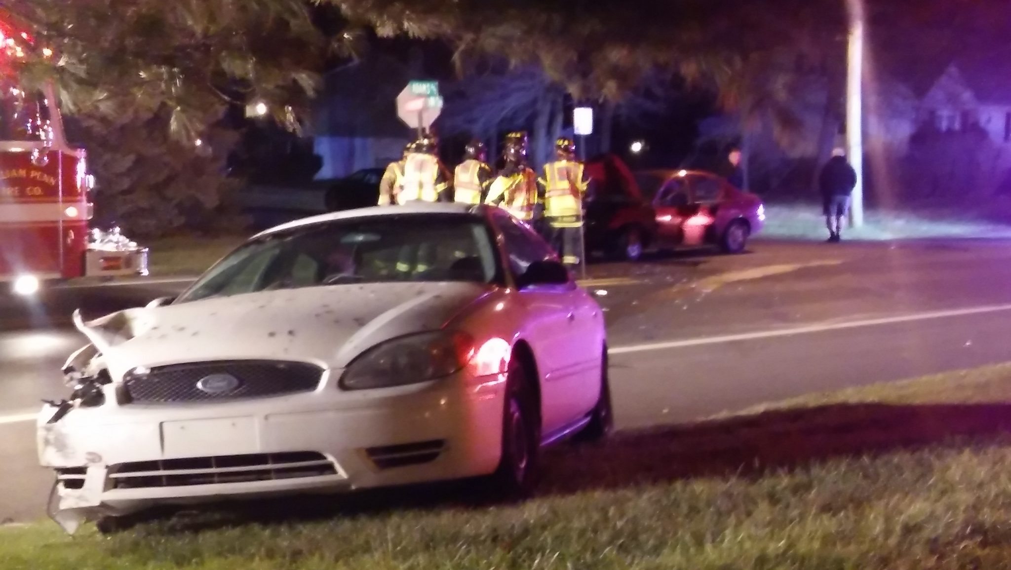 Two-Car Crash Blocks Trenton Road