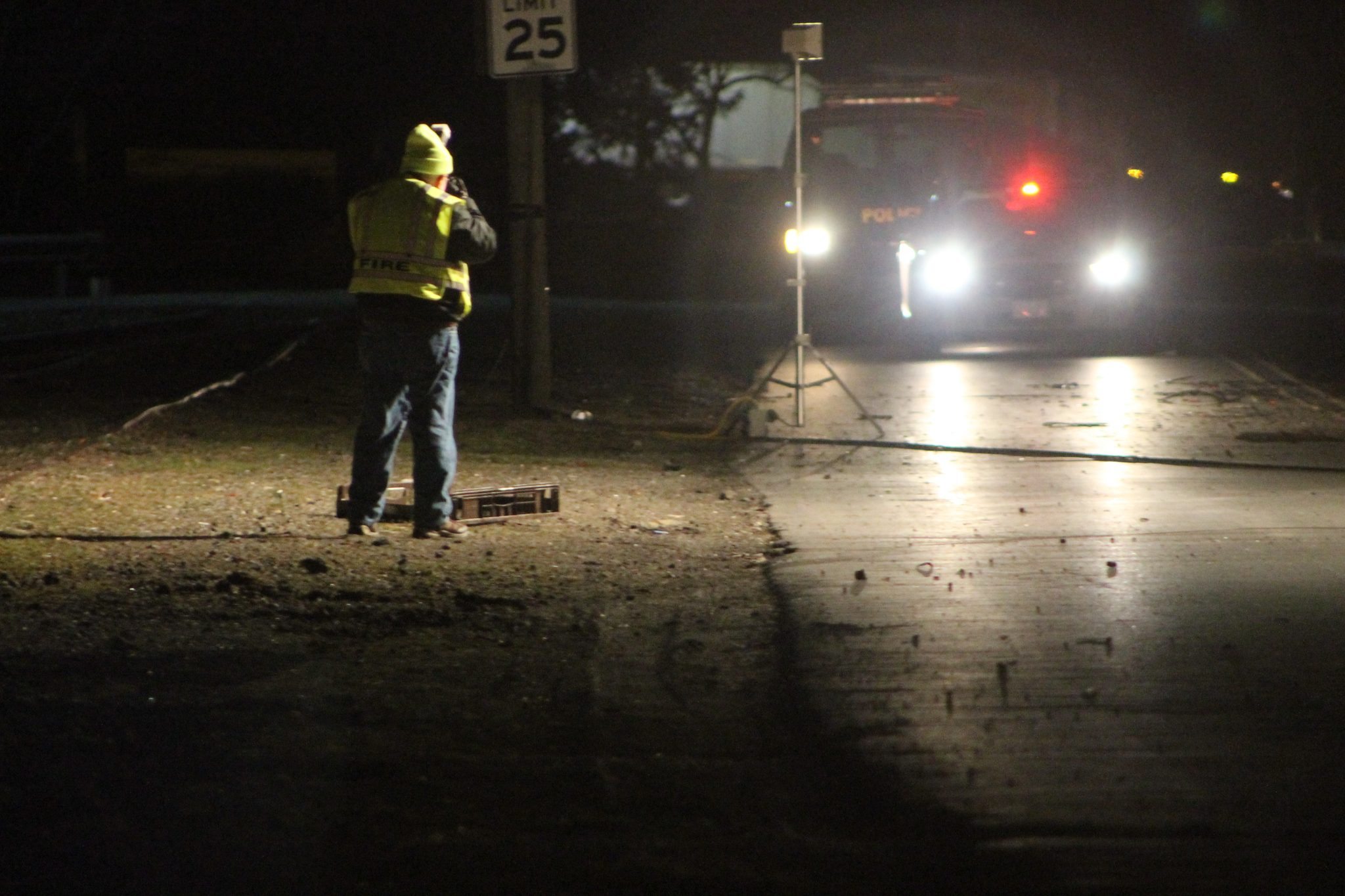 Violent Pickup Truck Crash Leaves One Dead