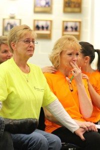 Patii Nickles and Sharon Rearick as the supervisors approved the letter of intent. Credit: Tom Sofield/LevittownNow.com