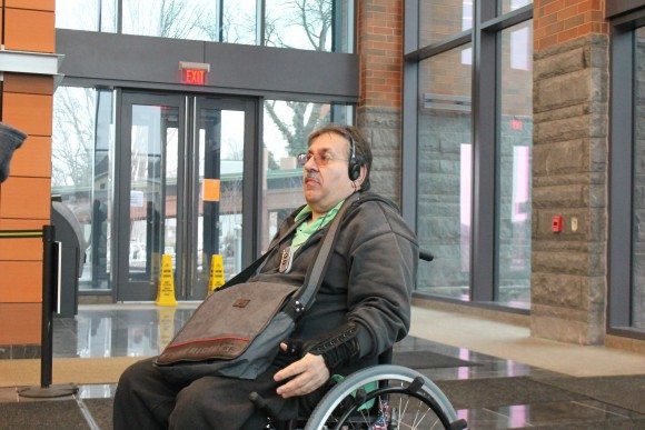 James George Douris in the Justice Center Monday morning. Credit: Tom Sofield/LevittownNow.com