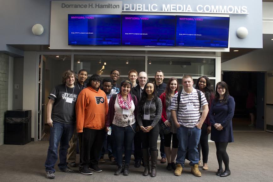 High Schoolers Visit WHYY Studios