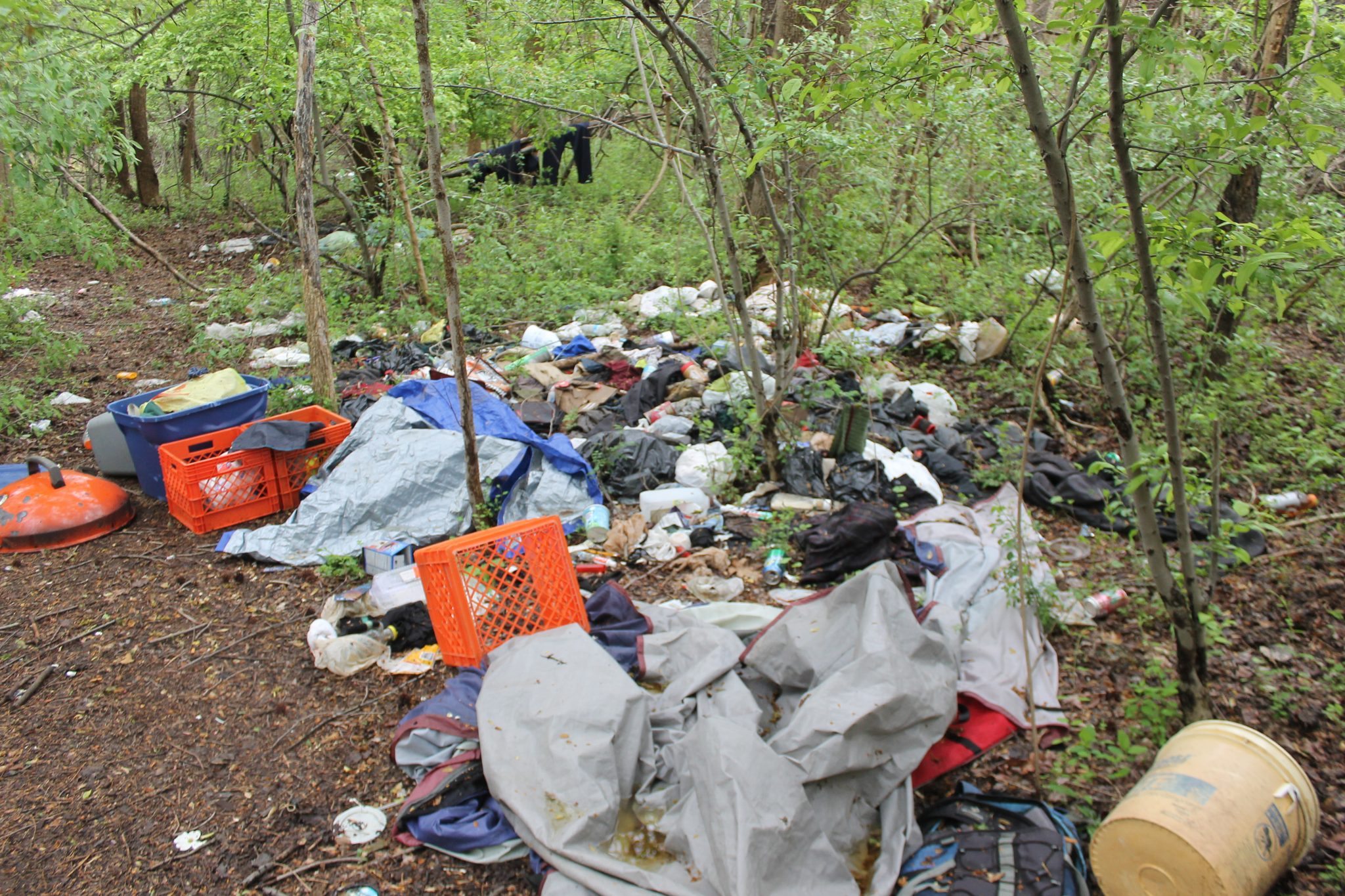 County Officials Begin To Clear Homeless Camps