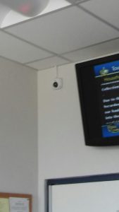 A camera in the township building. Credit: Tom Sofield/LevittownNow.com