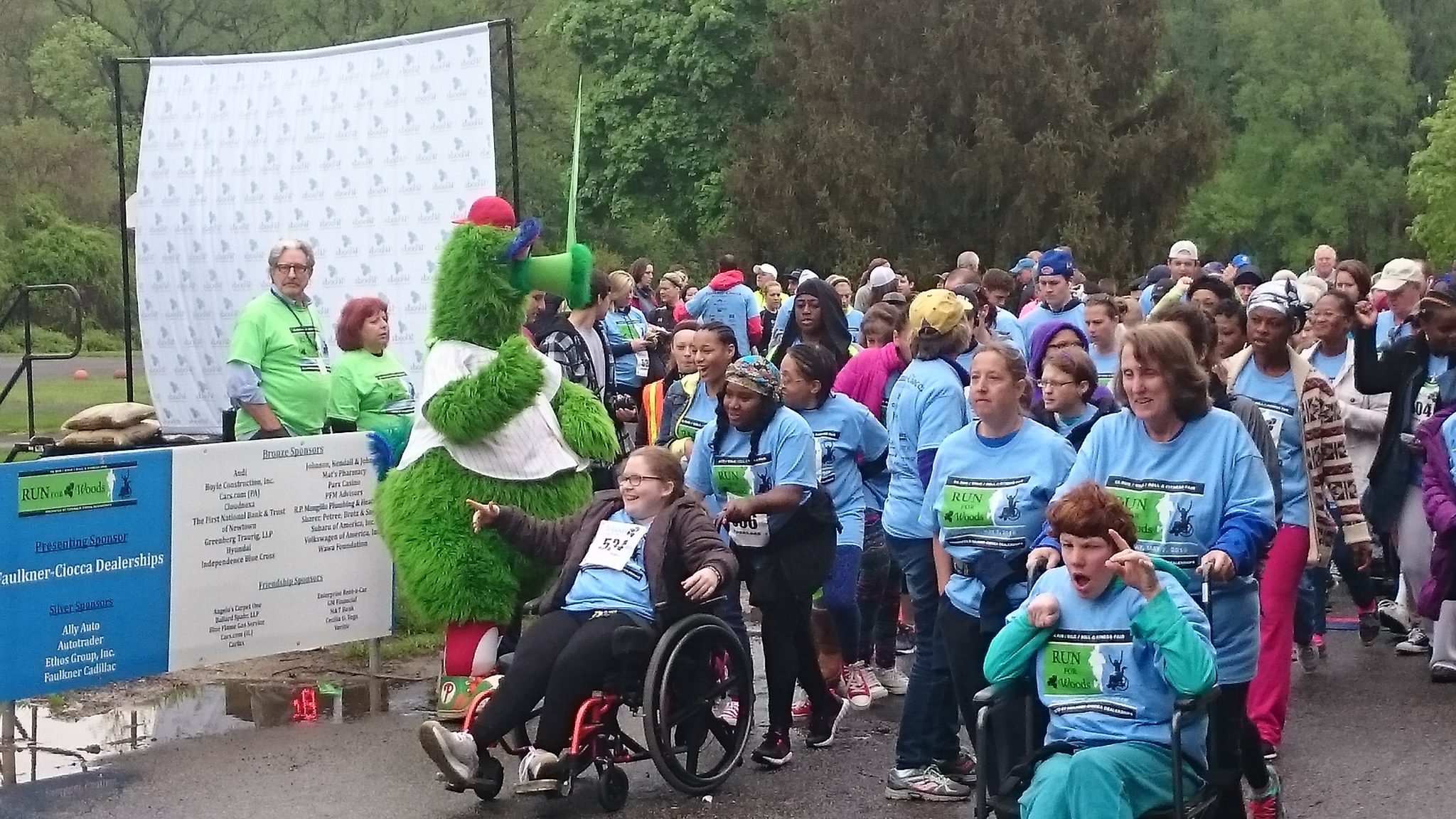 Despite Weather, Run For Woods A Success
