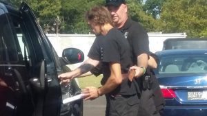 James Anton being led away after arraignment.  Credit: Amanda Kuehnle