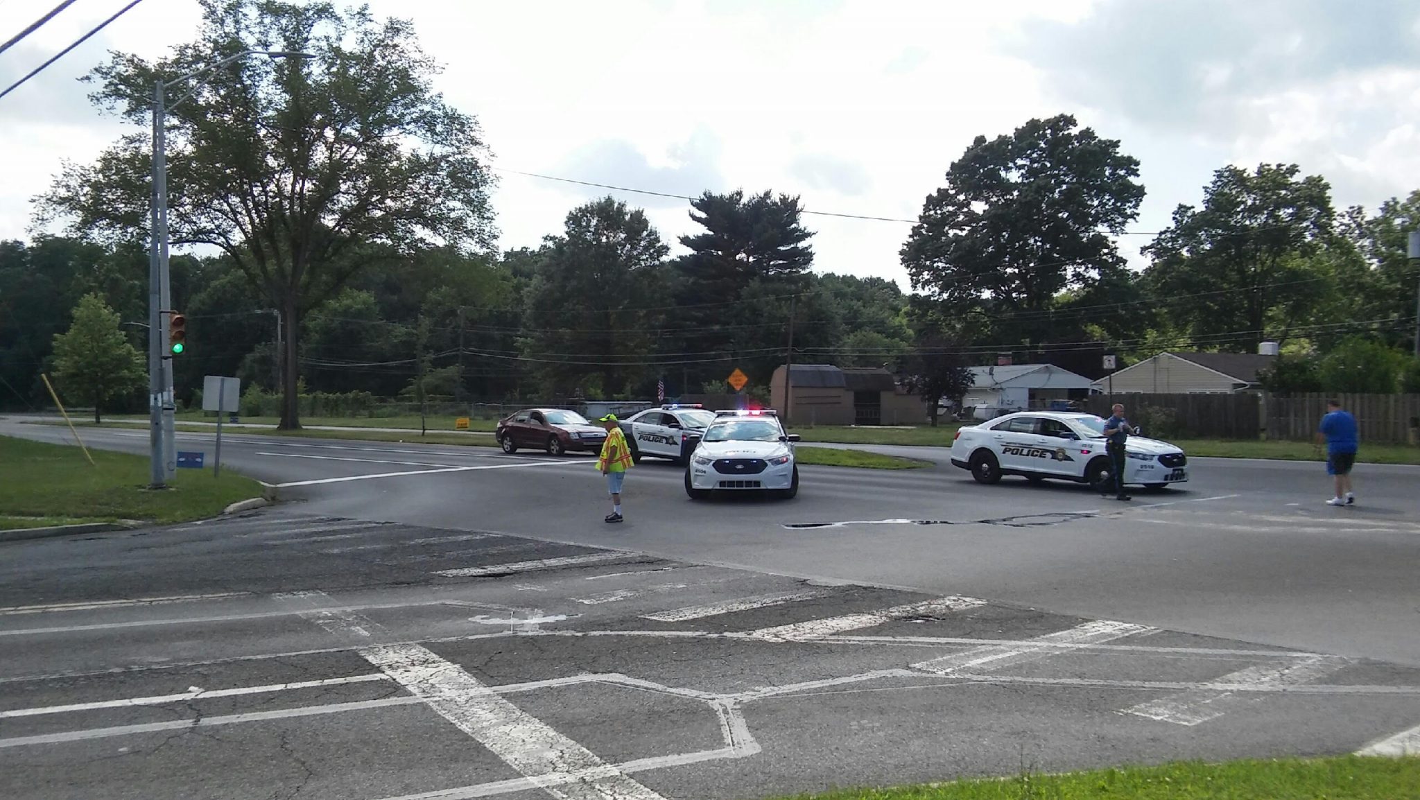 Woman Taken To Hospital After Bloody Crash Injury