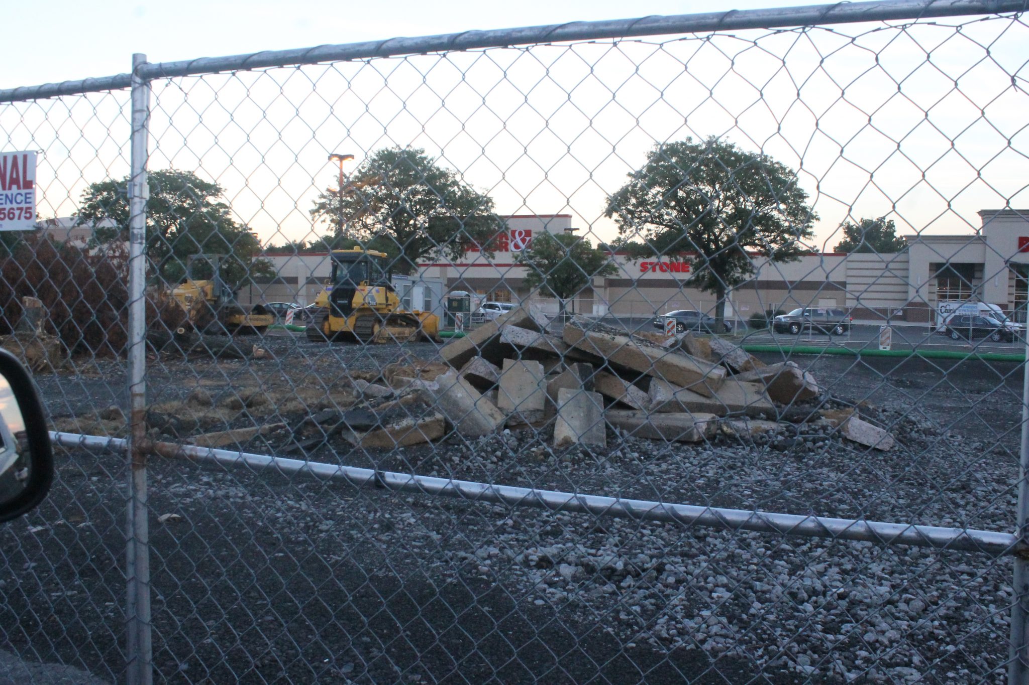 Work On Starbucks, Cell Phone Store Begins