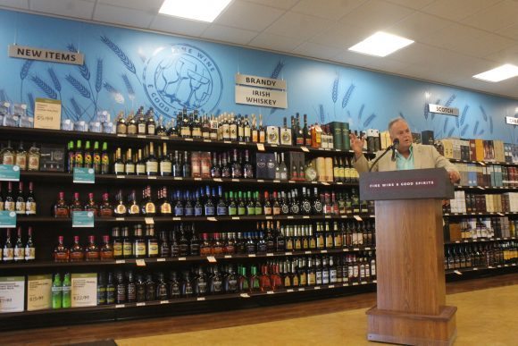 State Rep. John Galloway at the store's opening. Credit: Tom Sofield/LevittownNow.com