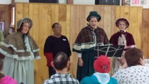 Christmas Carolers performing for the Handicapped Crusaders. Credit: Submitted