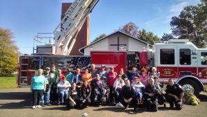 The Handicapped Crusaders with the Tullytown Fire Company. Credit: Submitted