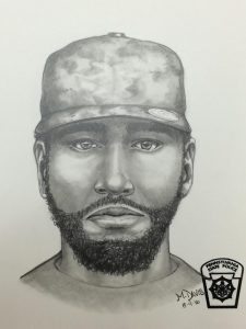A sketch of the suspect. Credit: PA State Police