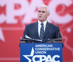 Mike Pence at a speaking engagement. Credit: Gage Skidmore