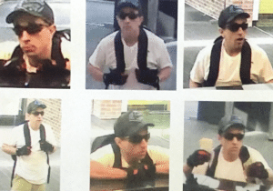 The suspect in a late August New Jersey robbery. Credit: FBI