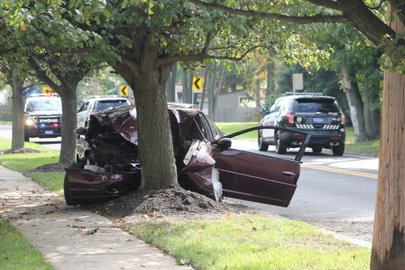 Man Rushed To Trauma Center After Car Slams Into Tree - LevittownNow.com