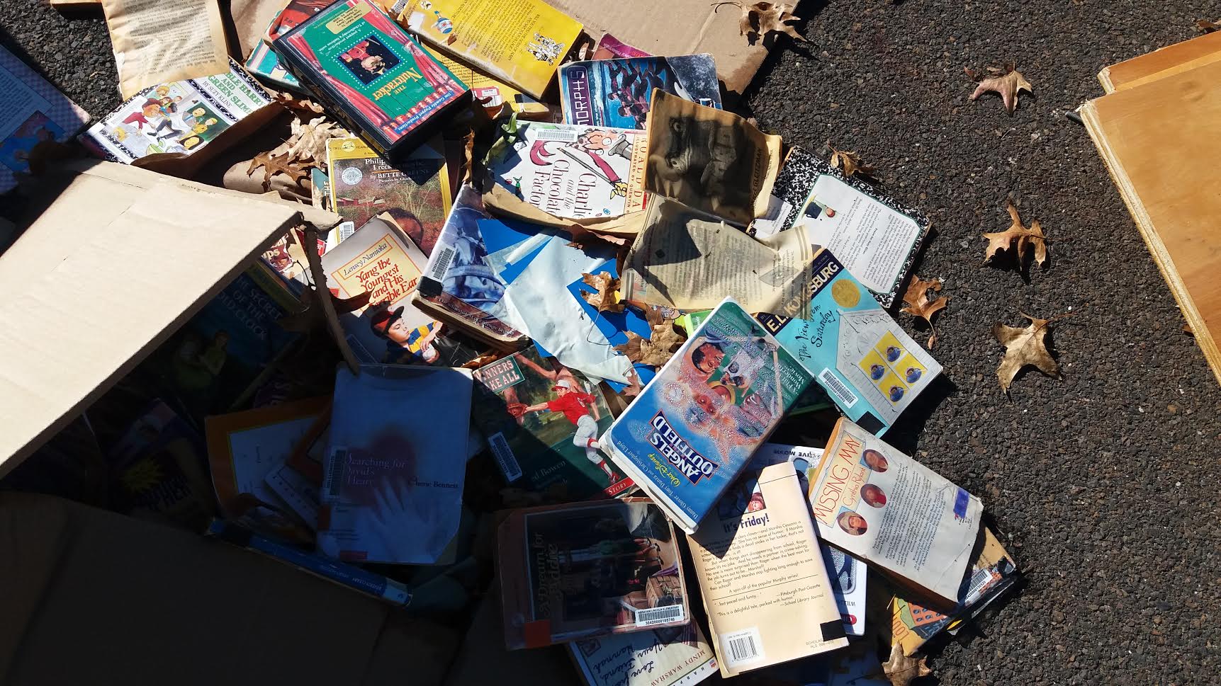 Trash, Old Furniture To Be Removed From Outside Closed School